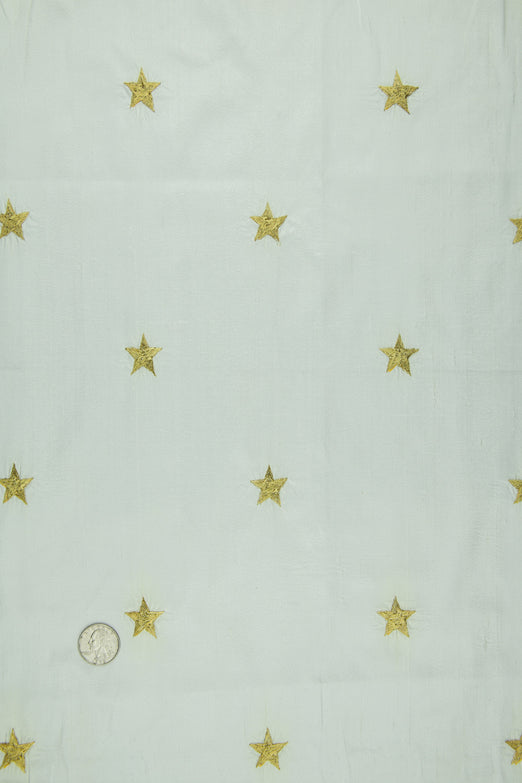 Embroidered Dupioni Silk MED-016/1 Fabric