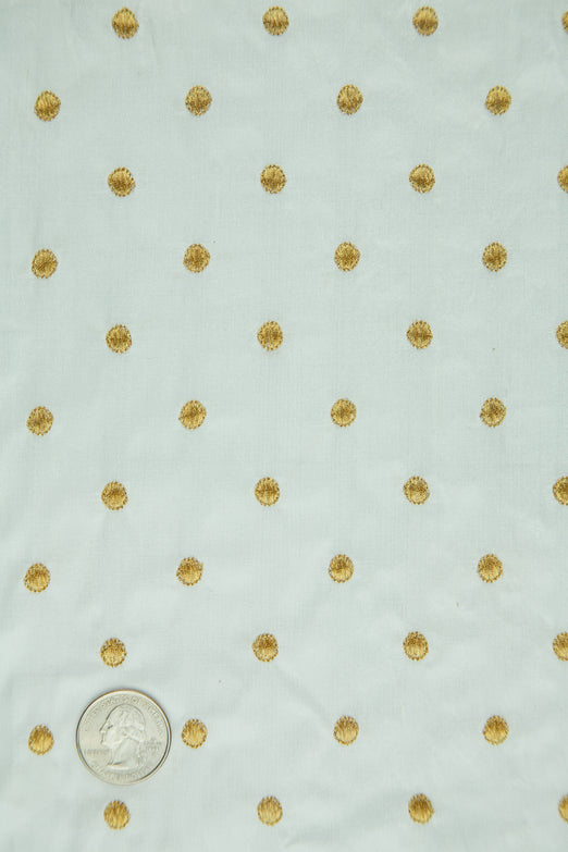 Embroidered Dupioni Silk MED-024-2 Fabric