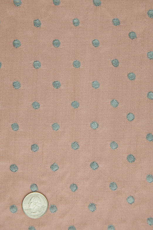 Embroidered Dupioni Silk MED-024-12 Fabric