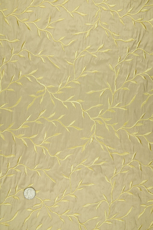Embroidered Dupioni Silk MED-086/24 Fabric