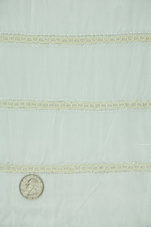 Embroidered Dupioni Silk MED-112/4 Fabric