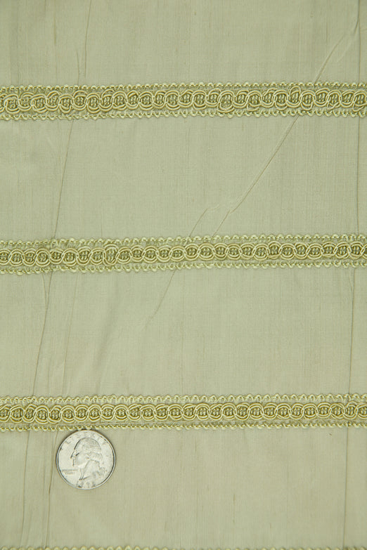 Embroidered Dupioni Silk MED-112/7 Fabric