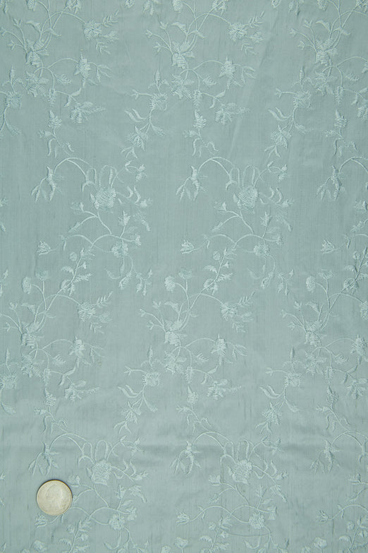 Embroidered Dupioni Silk MED-117/16 Fabric