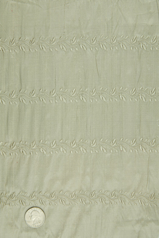 Embroidered Dupioni Silk MED-119/10 Fabric