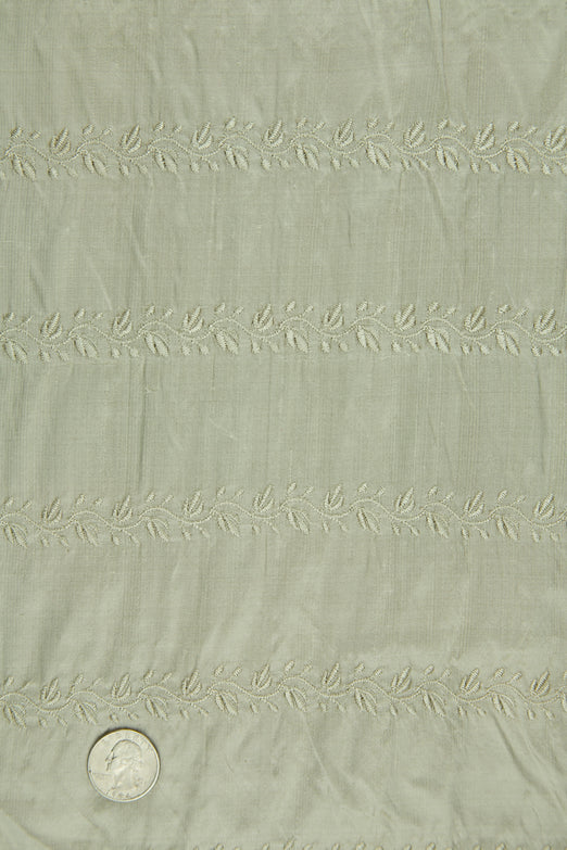 Embroidered Dupioni Silk MED-119/12 Fabric