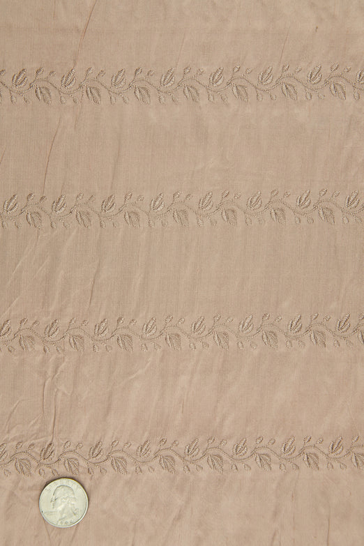 Embroidered Dupioni Silk MED-119/13 Fabric