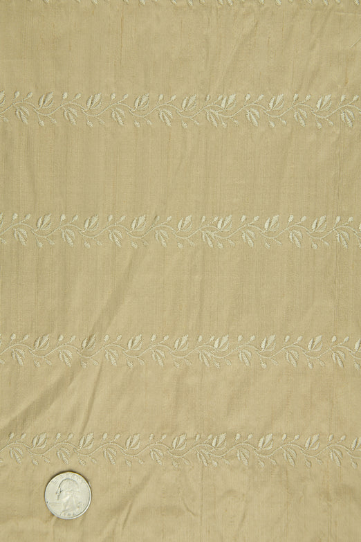 Embroidered Dupioni Silk MED-119/16 Fabric