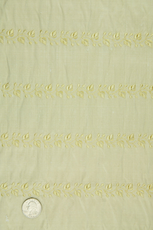 Embroidered Dupioni Silk MED-119/1 Fabric