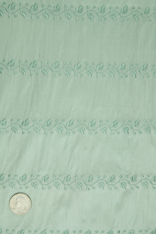 Embroidered Dupioni Silk MED-119/21 Fabric