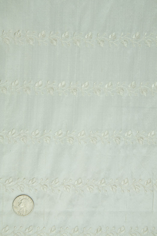 Embroidered Dupioni Silk MED-119/23 Fabric