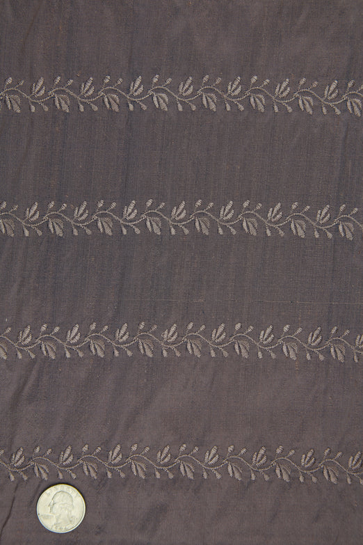 Embroidered Dupioni Silk MED-119/5 Fabric