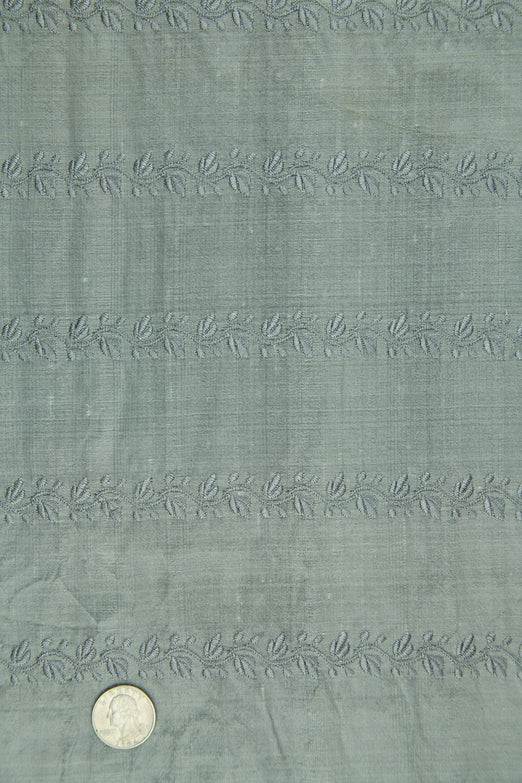 Embroidered Dupioni Silk MED-119/7 Fabric