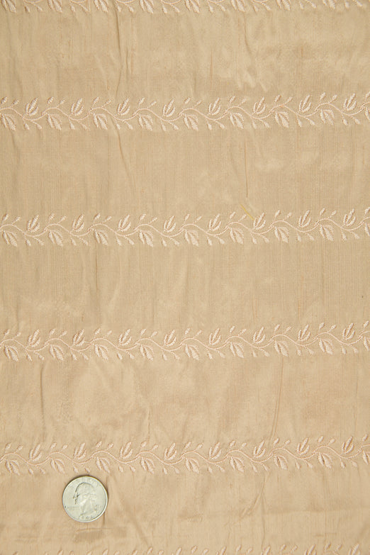 Embroidered Dupioni Silk MED-119/9 Fabric