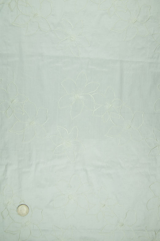 Embroidered Dupioni Silk MED-138/2 Fabric