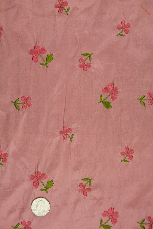 Embroidered Dupioni Silk MED-160/6 Fabric