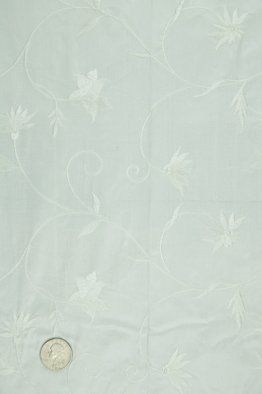 Embroidered Dupioni Silk MED-187/5 Fabric