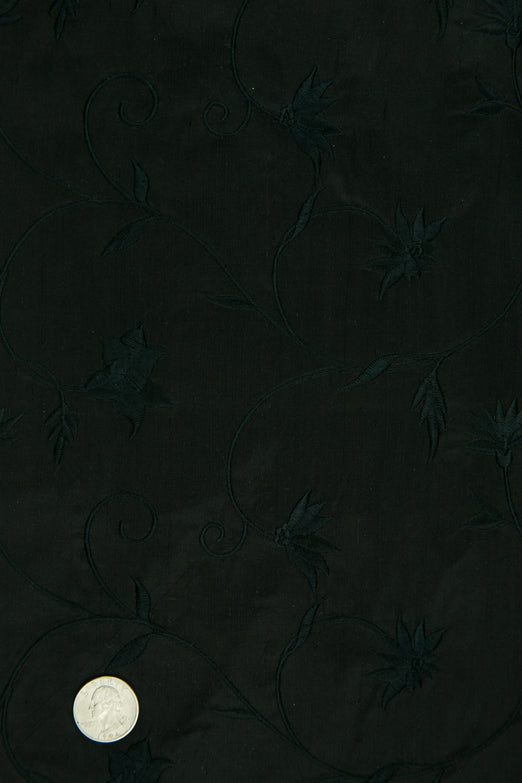 Embroidered Dupioni Silk MED-187/9 Fabric