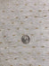 Cream Speckled Metallic Crushed Organza Fabric