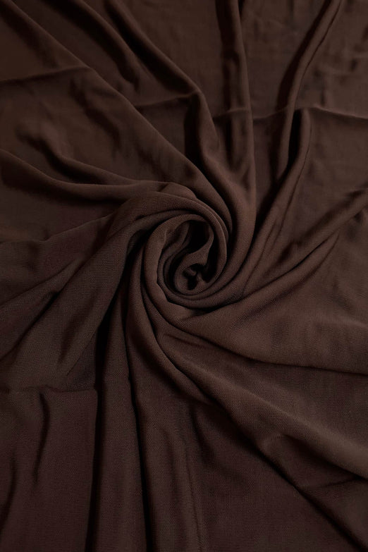 Cocoa Brown Rayon Matte Jersey