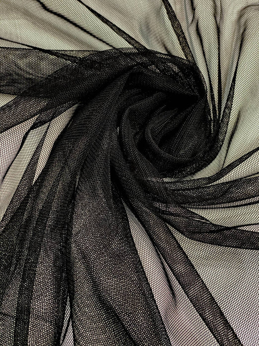 Black Nylon Tulle ND-54003 Fabric