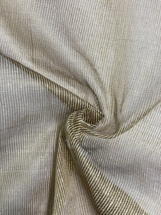 Gold Silk Ottoman Organza Fabric