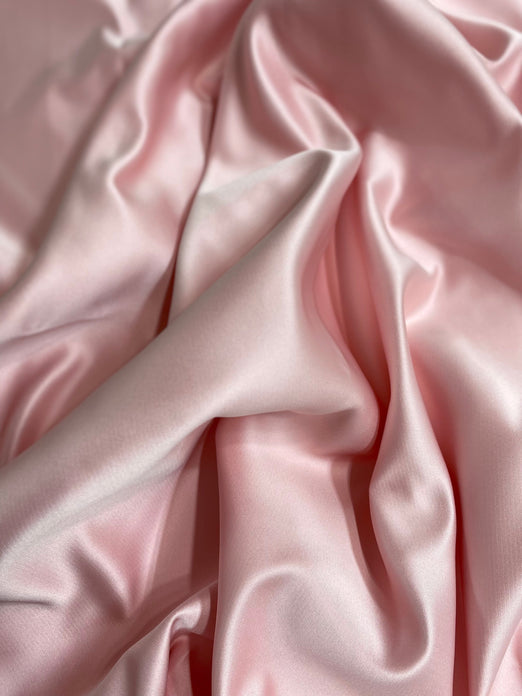 Pink Italian Double Face Poly Satin