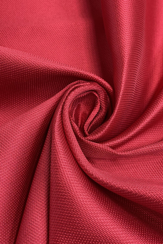 True Red Italian Silk Blend Mikado Pique Fabric