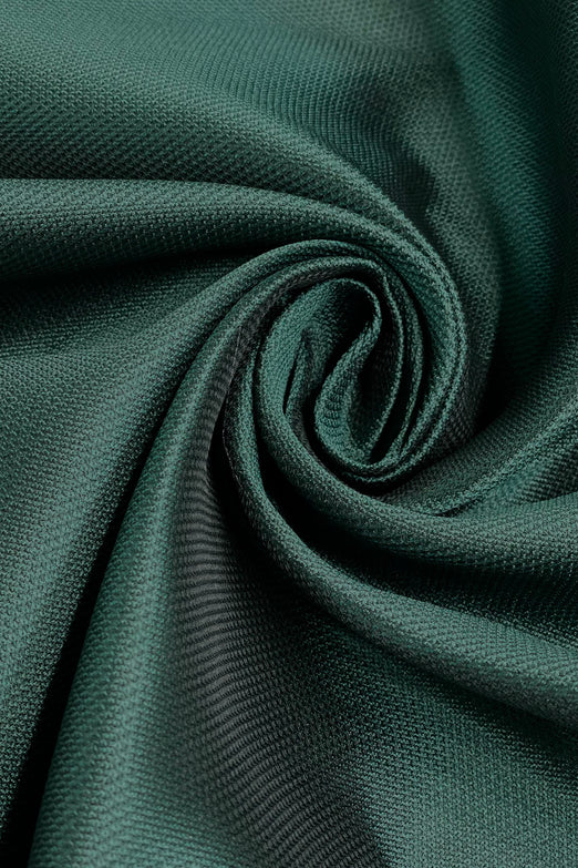 Forest Italian Silk Blend Mikado Pique Fabric