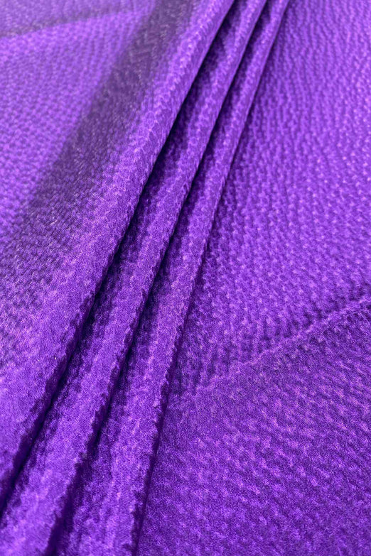 Purple Hammered Silk Satin