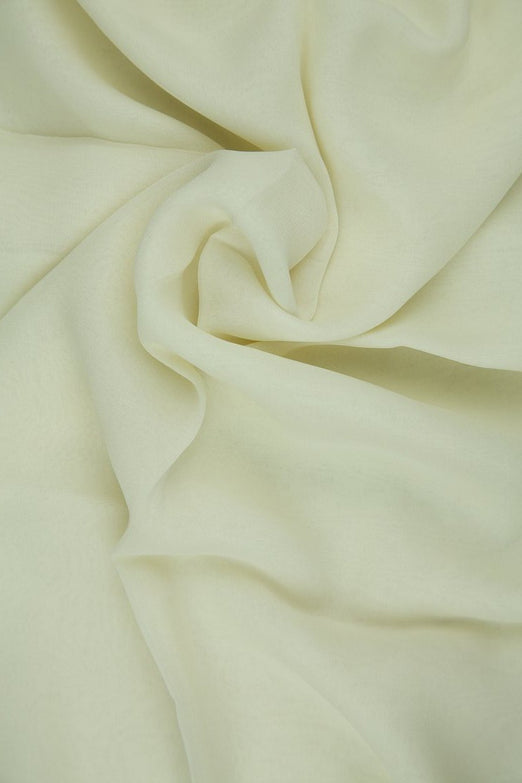 Ivory Silk Chiffon Fabric