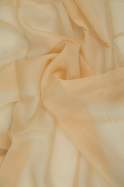 Apple Blossom Silk Chiffon Fabric