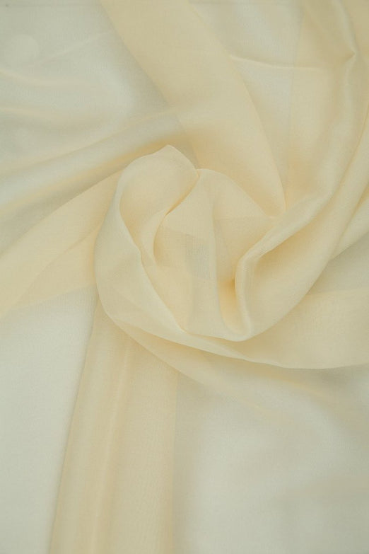 Nude Silk Chiffon Fabric