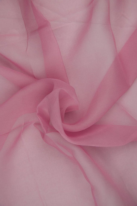 Wild Rose Silk Chiffon Fabric