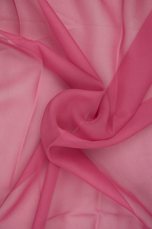 Chateau Rose Silk Chiffon Fabric