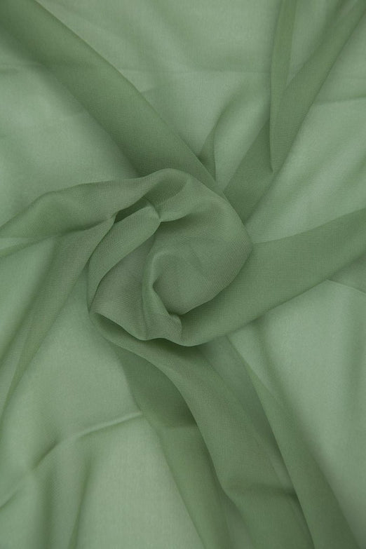 Mistletoe Silk Chiffon Fabric