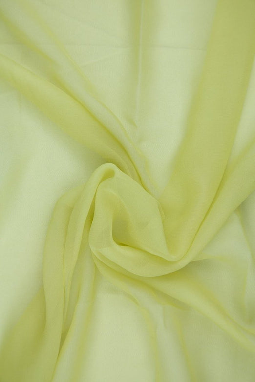 Lemongrass Grass Silk Chiffon Fabric