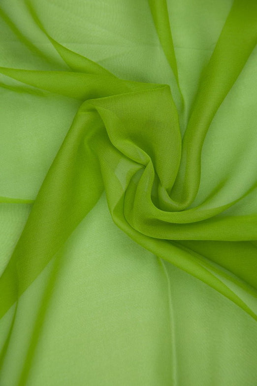 Peridot Silk Chiffon Fabric