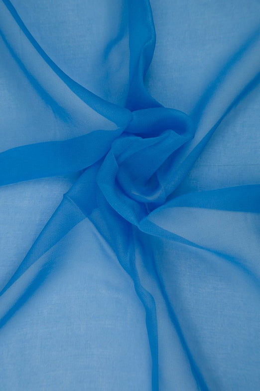 Ultramarine Silk Chiffon Fabric