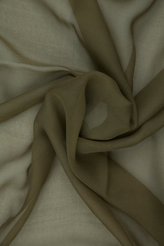 Elmwood Silk Chiffon Fabric
