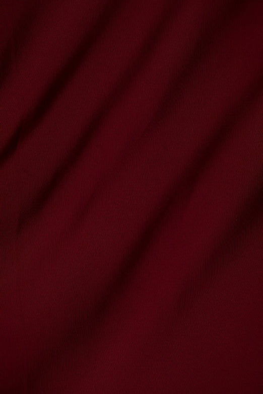 Deep Red Silk Faille Fabric