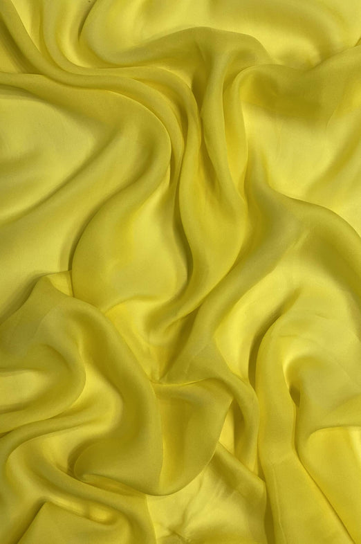 Yellow Silk Satin Chiffon SFC-1004 Fabric