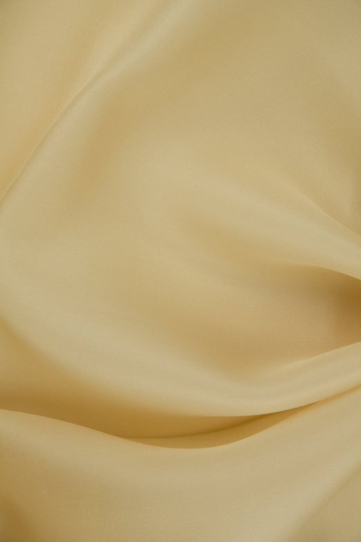 Macadamia Silk Satin Face Organza Fabric