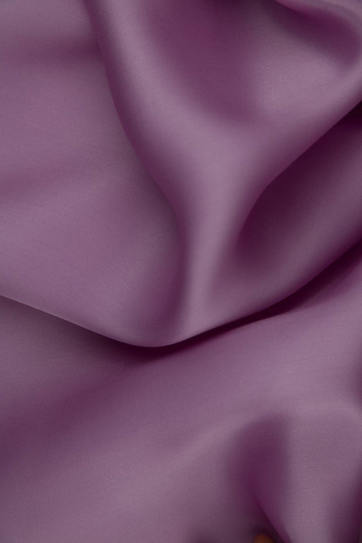 Lavendula Silk Satin Face Organza Fabric