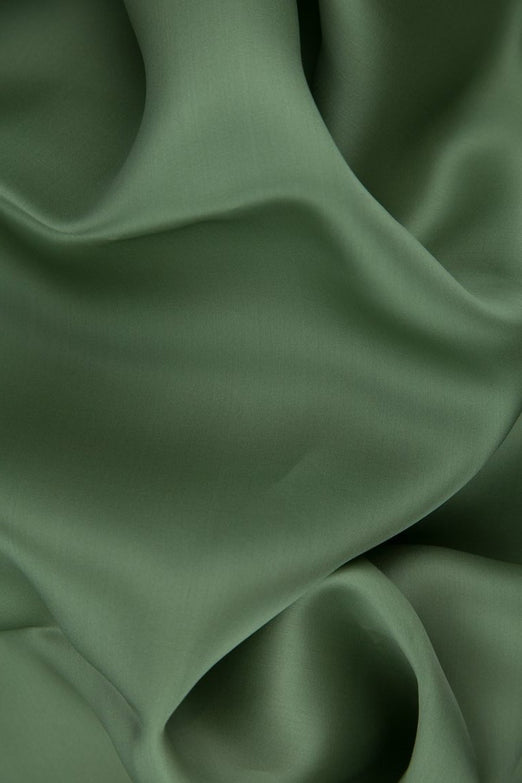 Mistletoe Silk Satin Face Organza Fabric