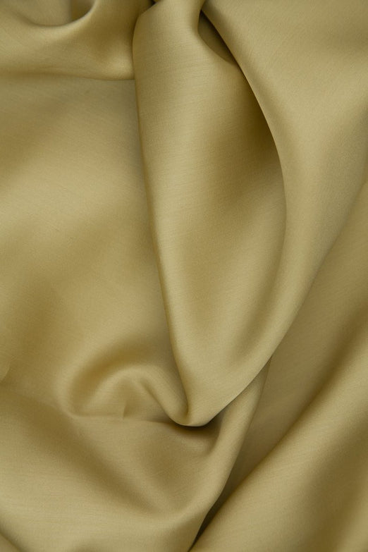 New Wheat Silk Satin Face Organza Fabric