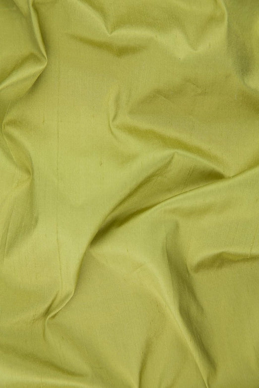 Leek Green Silk Shantung 54" Fabric