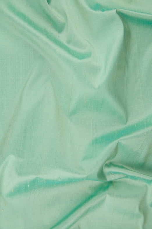 Aqua Glass Silk Shantung 54" Fabric