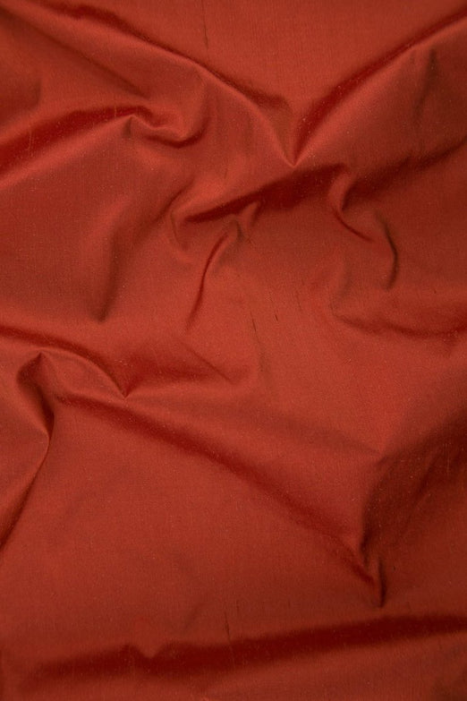 Mineral Red Silk Shantung 54" Fabric