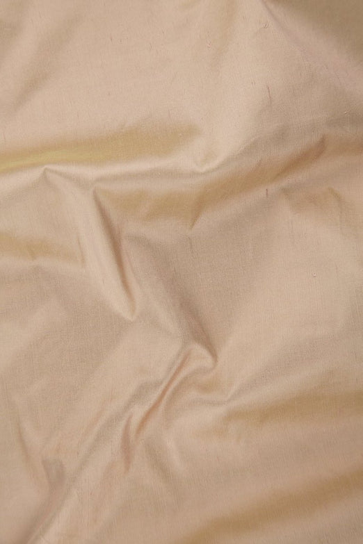 Pastel Rose Tan Silk Shantung 54" Fabric