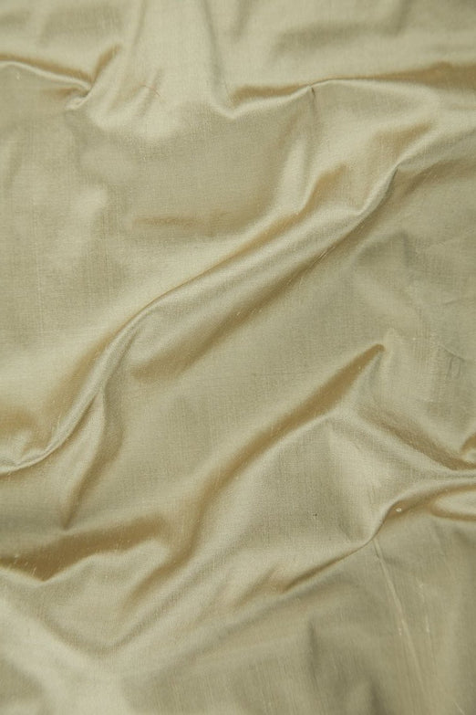 Dark Bleached Sand Silk Shantung 54" Fabric